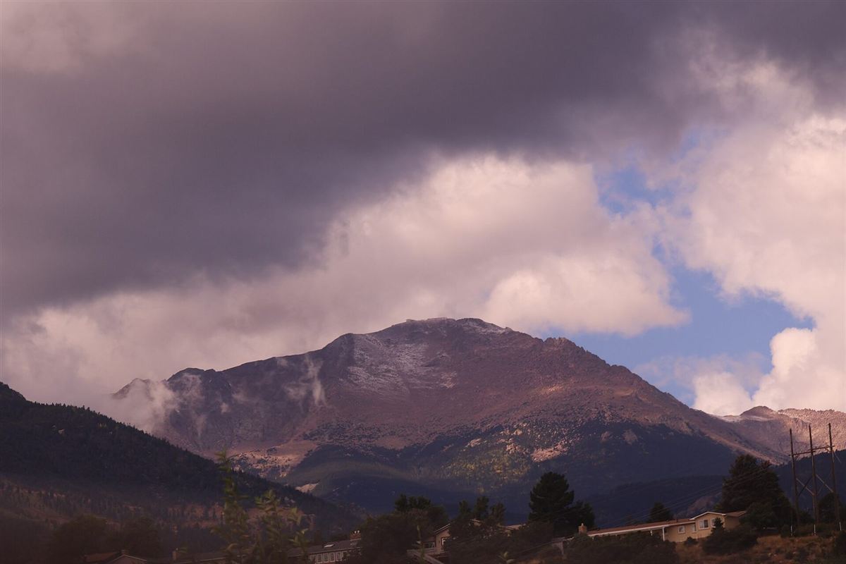 Pikes Peak above Monument, Colorado